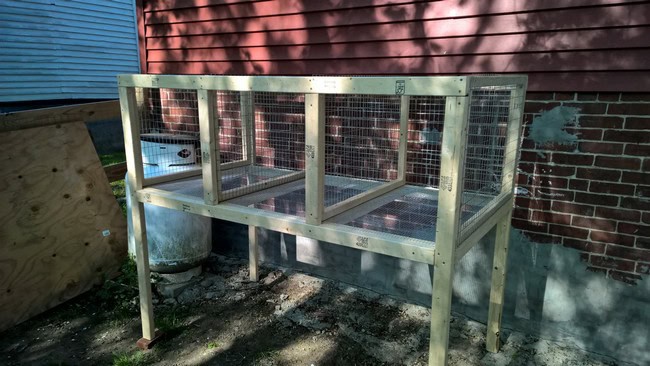 Building A Sectional Rabbit Hutch