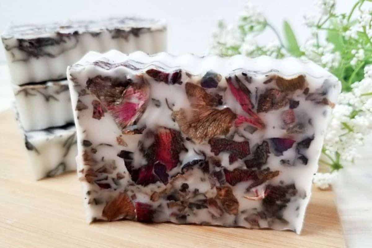 Create Your Own Coconut Rose Soap with A Cultivated Nest