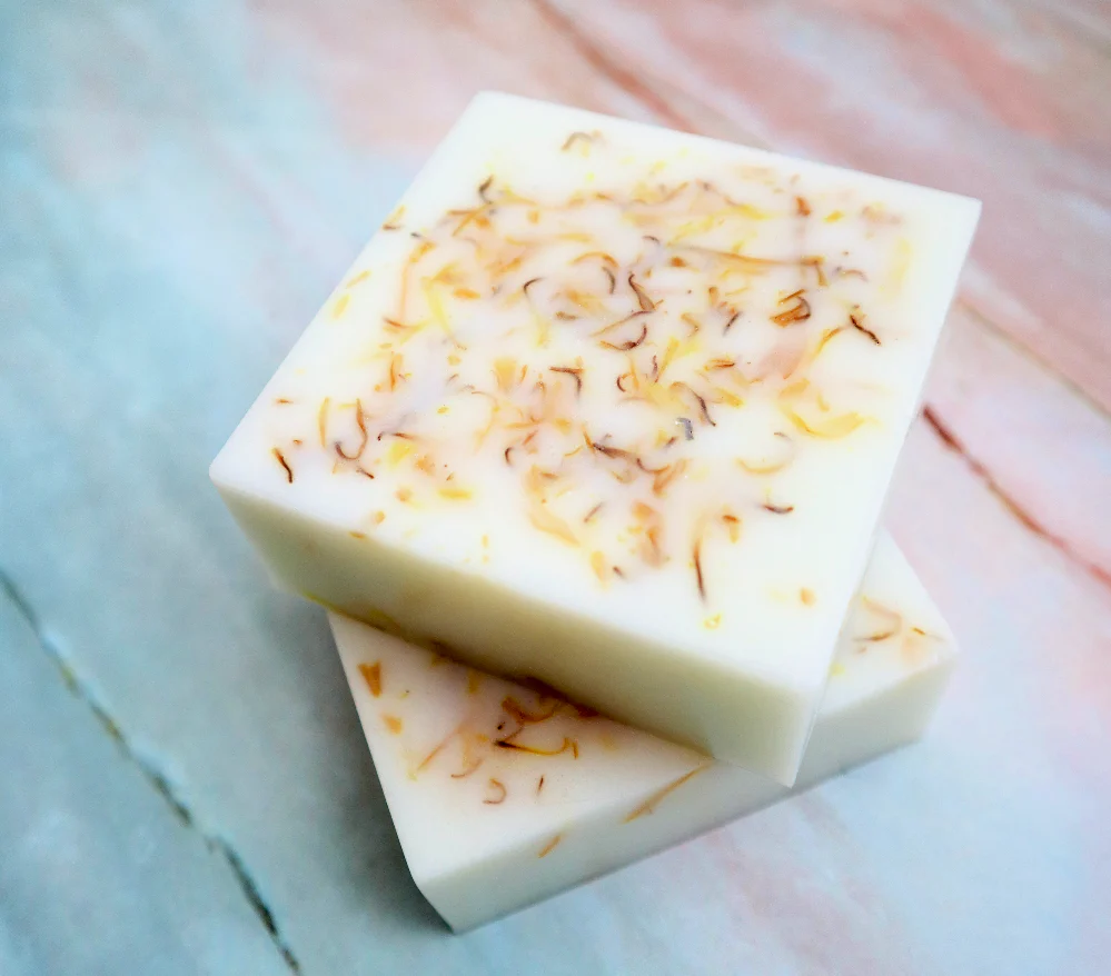 DIY Calendula Petal Soap Recipe