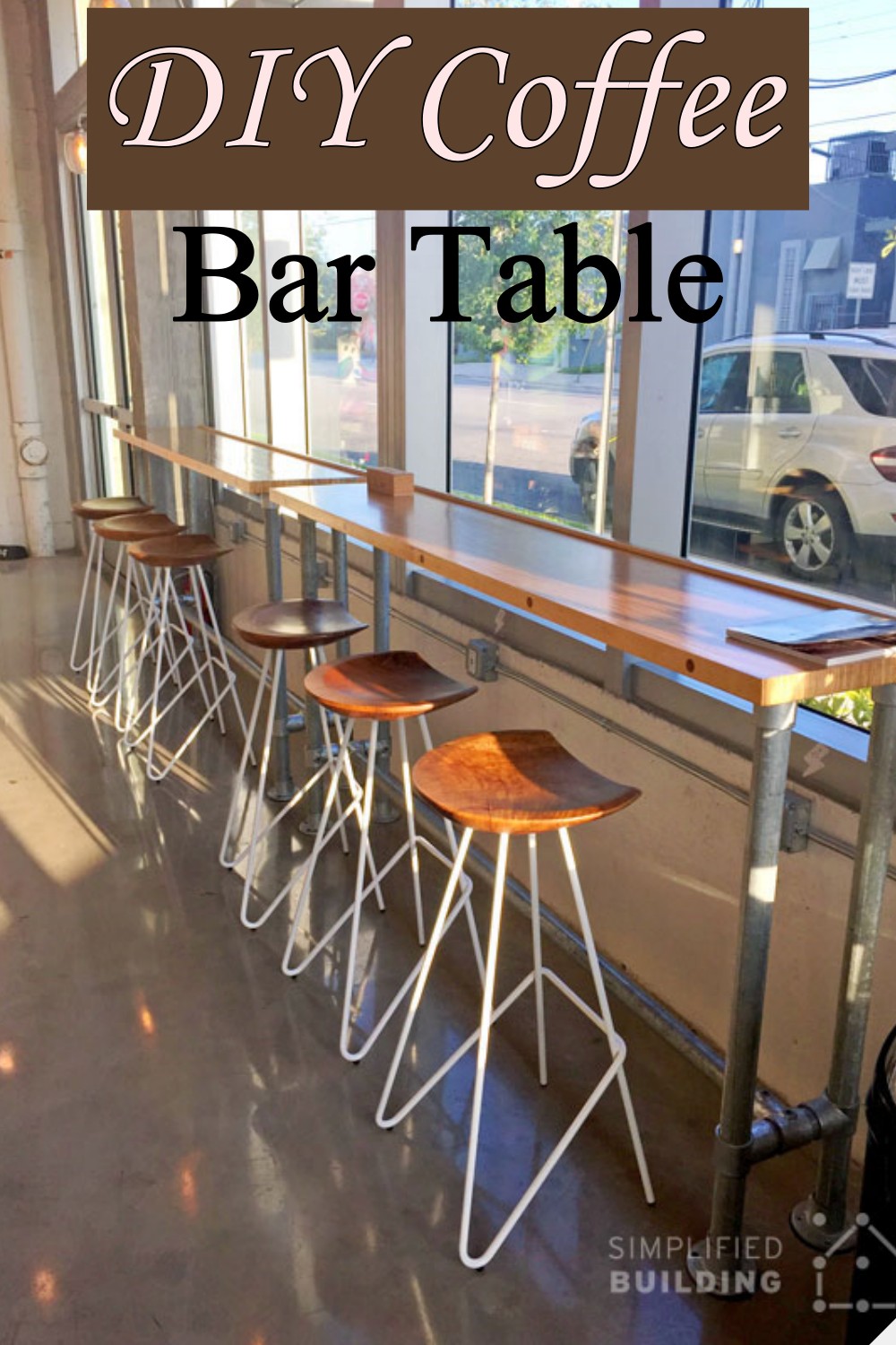 DIY Coffee Bar Table