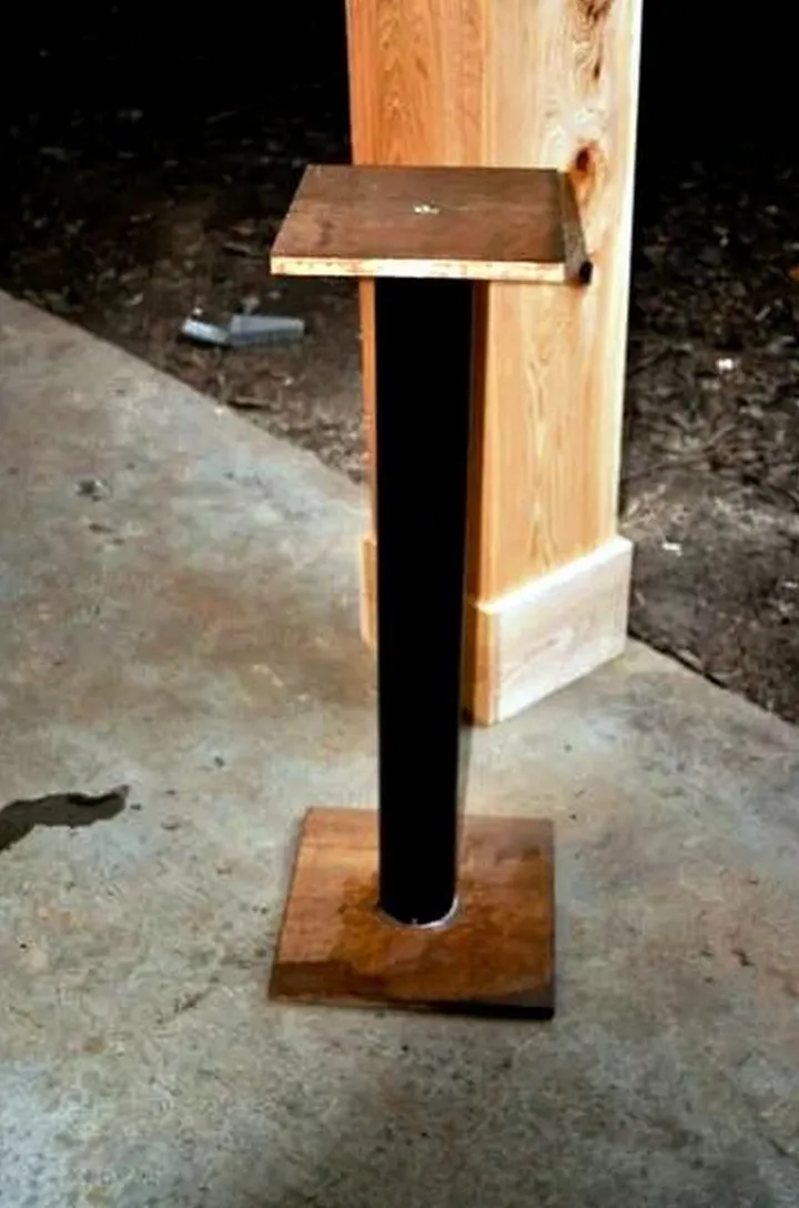 DIY PVC and Plywood Speaker Stands for a Low Price
