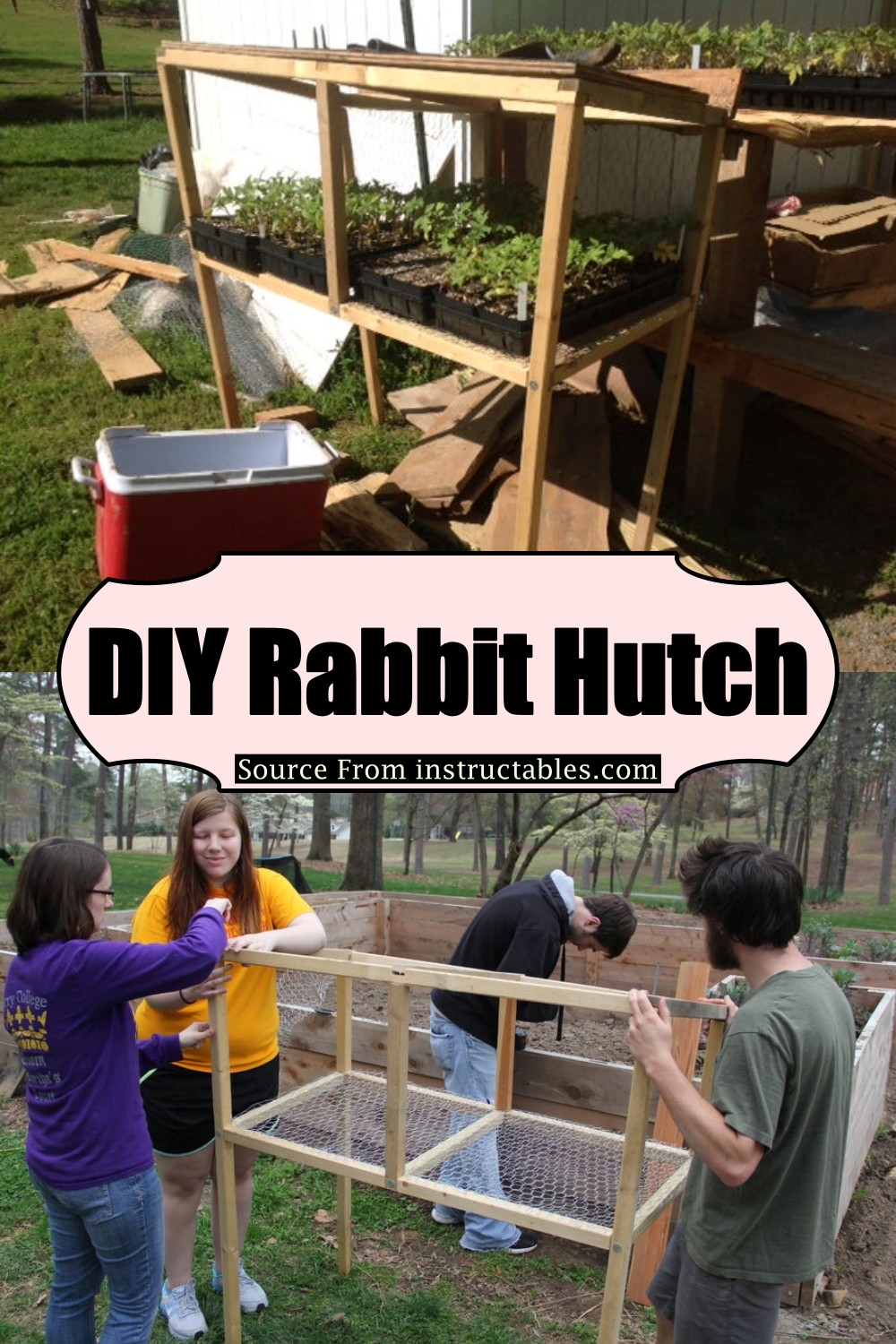 DIY Rabbit Hutch