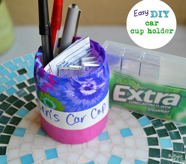 DIY Washi Tape Cup Holder