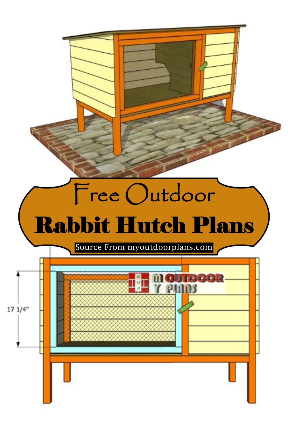 Free Outdoor Rabbit Hutch Plans