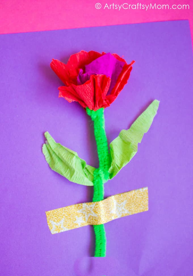 Craft Your Own Crepe Flower Card