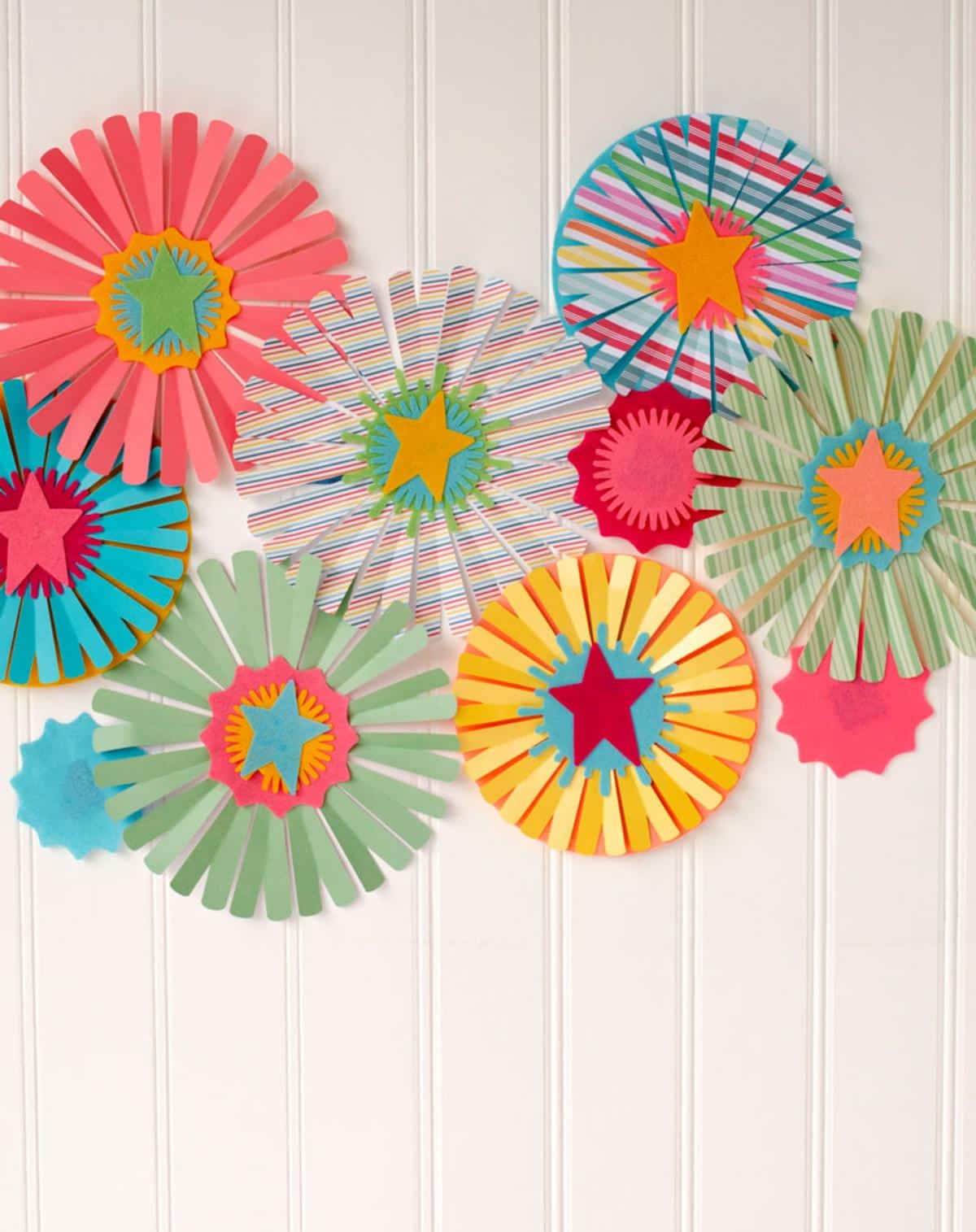 Make Your Own Party Paper Fans with Cricut
