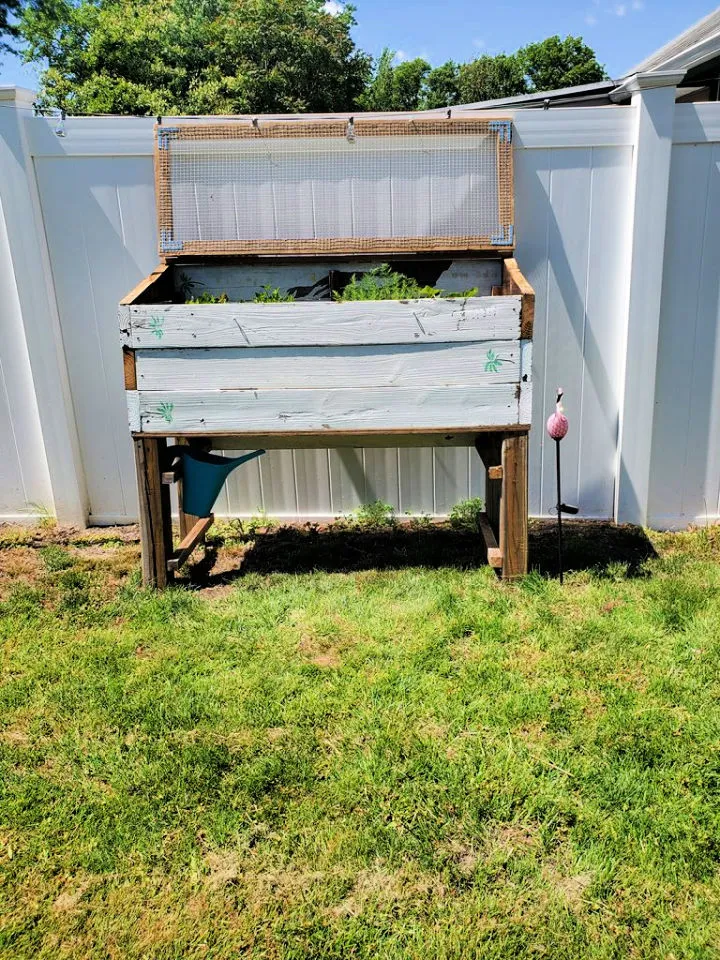 Making A Planter Box from Old Table