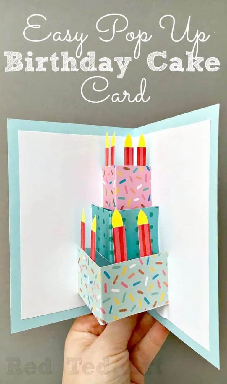 Pop Up Cake Birthday Card