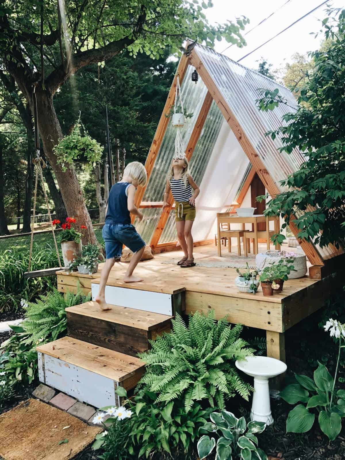 Pallet Deck Play House