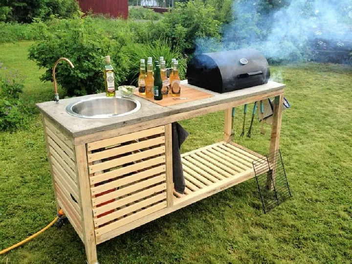 Portable Outdoor Cooking Station – Outdoor Grill Station
