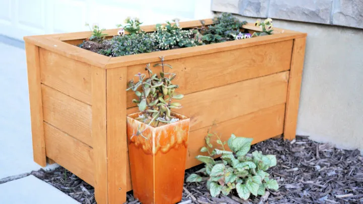 Simple DIY Planter Box – Free Plan