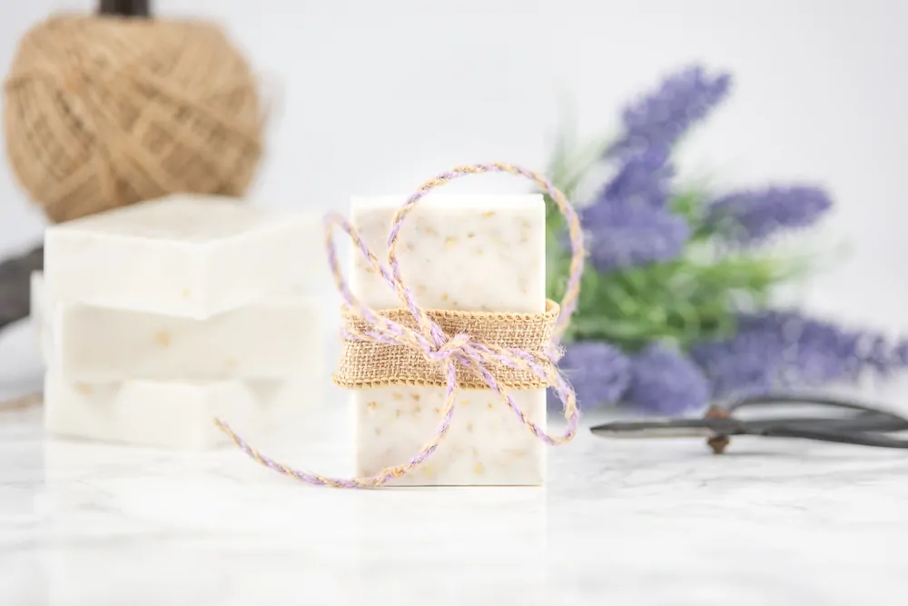 Soothing Oatmeal Honey Soap for Dry Skin from The Artisan Life