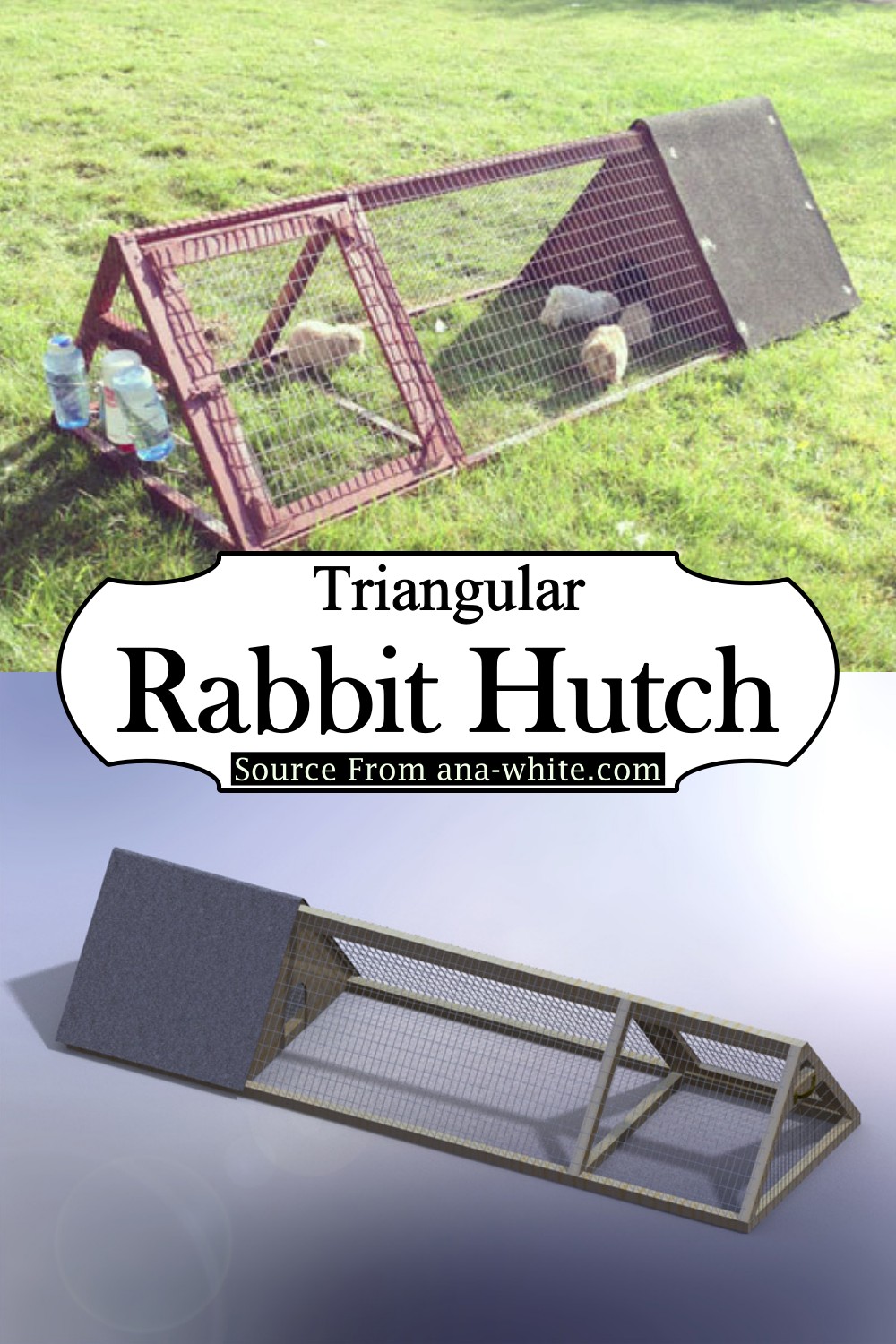 Triangular Rabbit Hutch: