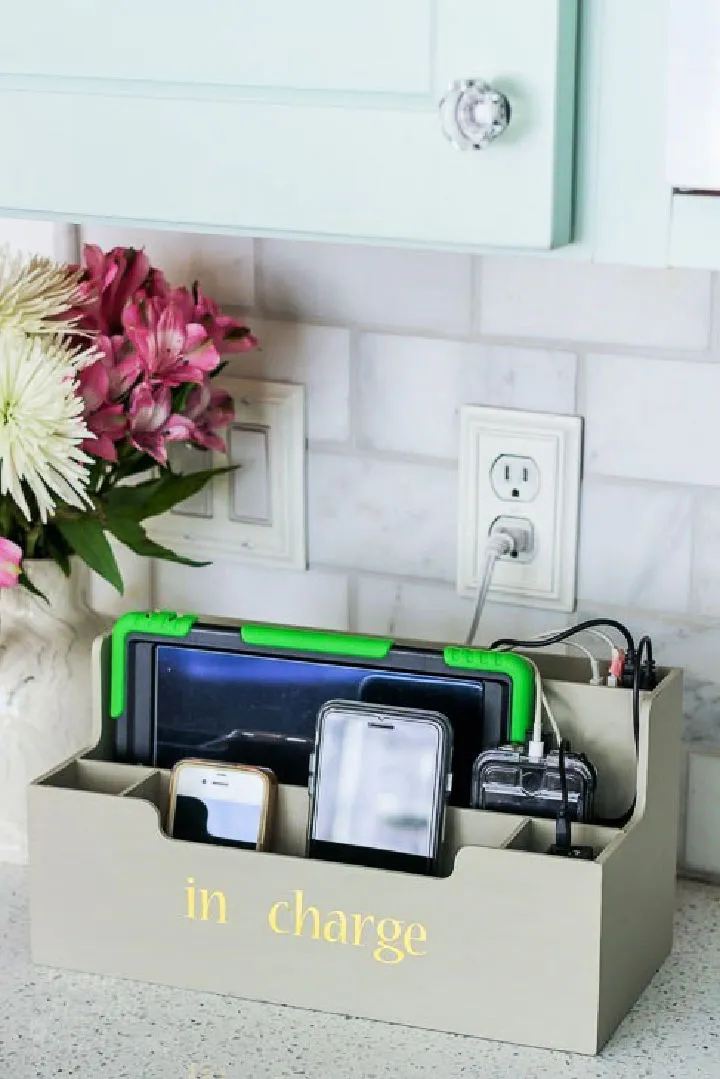 Turn Your Desk Organizer into a Charging Station